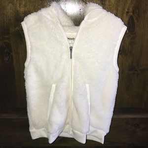 KIDS Faux Fur White Vest